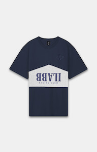 Irc Block Tee Unisex WASHED NAVY