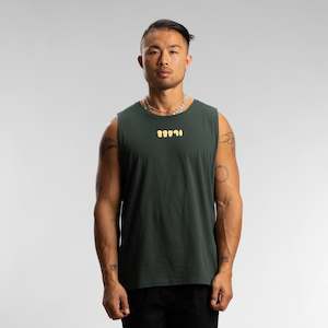 Puff Block Tank Unisex MILITARY