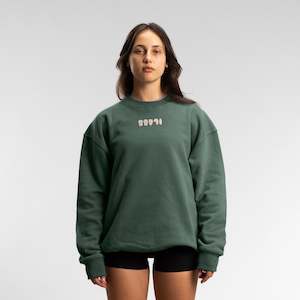 Clothing wholesaling: Puff Block Crew Unisex MILITARY