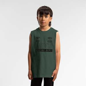 Clothing wholesaling: Race 3.0 Muscle Tank Kid's MILITARY