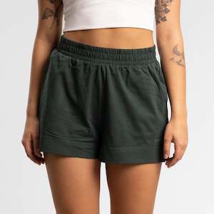 Clothing wholesaling: Script Box Short Women's MILITARY