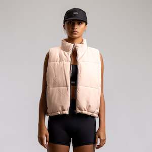 Clothing wholesaling: Cropped Puffer Vest Women's