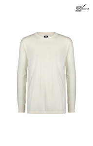 Merino Long Sleeve Tee - Off White - Men's