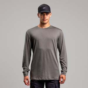 Clothing wholesaling: Merino Classic Long Sleeve Tee Unisex ARMY GREEN