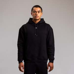 Capsize Box Block Hood Unisex BLACK