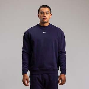 Capsize Box Block Crew Unisex NAVY