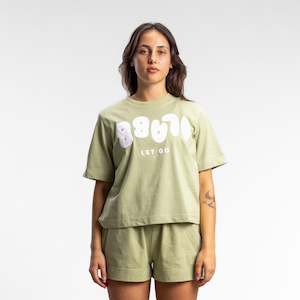 Puff It Relaxed Tee Women's Sage