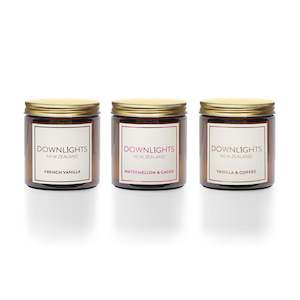 Amber Candle Collection Trio