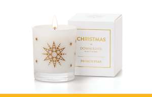 Winter Christmas Star Candle - French Pear