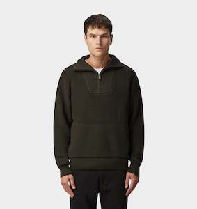 Mateo Zip Sweater - Moss