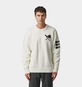 Rose and Dagger Knit Sweater - Off White