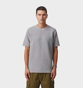 Clothing: Ridged Chester Tee - Vintage Grey