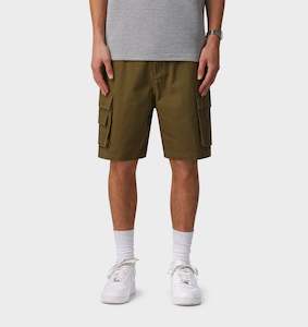 Clothing: Ezra Cargo Short - Khaki