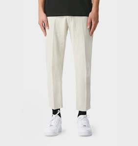 Linen Slim Kobe Pant - Bone