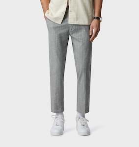 Slim Kobe Pant - Regular - Grey Herringbone