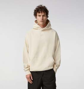 Clothing: Piped Box Hood - Off White