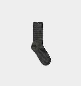 Clothing: Waffle Sock - Charcoal Marle