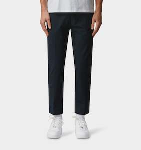 Microcheck Slim Kobe Pant - Navy