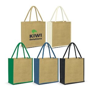 Lanza Jute Tote Bag