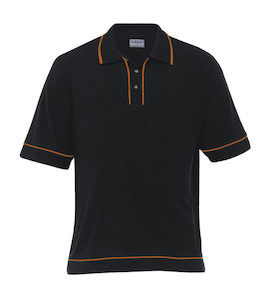 Retro Waffle Polo – Mens