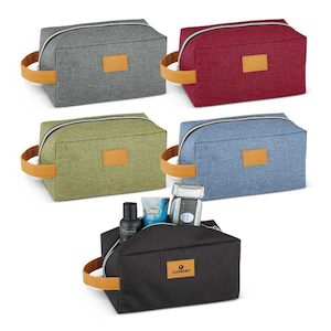 Handbag manufacturing: Heathered Toiletry Bag