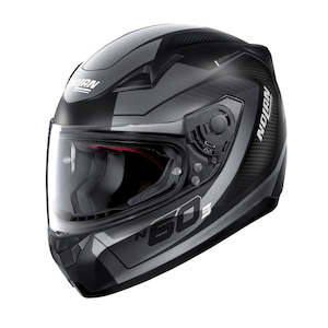 Full Face Motorcycle Helmets: Nolan N60-5 Full Face Helmet - flat black/white