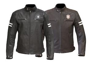 Leather Jackets: Merlin Hixon suede leather jacket black or brown