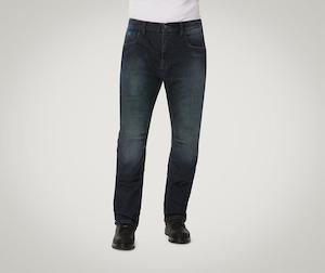 Motorcycle Jeans: PMJ shorter leg jeans