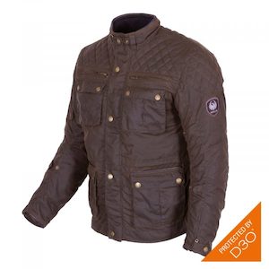 Motorcycle Jackets Heritage Waxed: Merlin Edale Techwax Jacket Brown