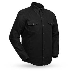 First MFG Co. Equalizer Men's Motorcycle Denim Shirt