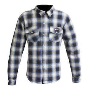 Merlin Axe Checkered Shirt - blue - Small only