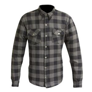 Merlin Axe Checkered Shirt - grey