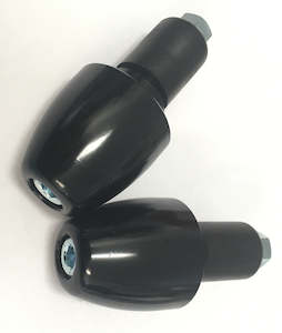 Handlebar End Weights And Plugs: Buzzetti Bar End Weight - Black - Diam. 17.5