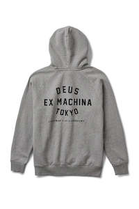 Deus Tokyo Address Hood - Grey Marle