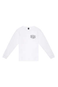 Motorcycle Casual Wear: Deus Venice Address LS Tee - White