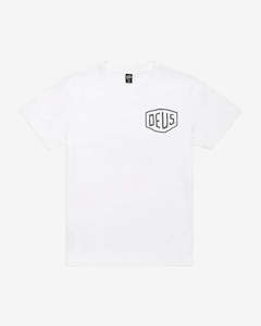 Motorcycle Casual Wear: Deus Tokyo Address Tee - White