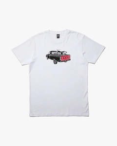 Motorcycle Casual Wear: Deus - Carby Pickup Tee - White