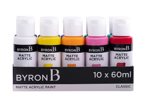 Products: Jasart Byron Matte Acrylic Paint 59ml Sets Classic x10