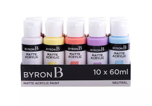 Jasart Byron Matte Acrylic Paint 59ml Sets Neutral