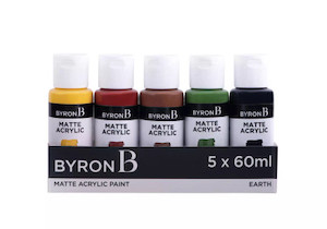 Jasart Byron Matte Acrylic Paint 59ml Sets Earth