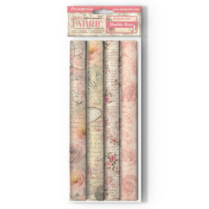 Products: Stamperia Fabric - Shabby Rose