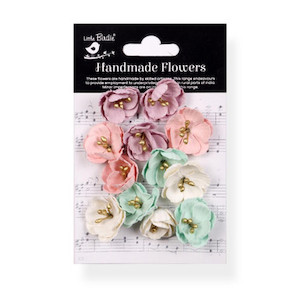 Little Birdie Paper Flowers Fairy Garden Daisies