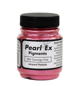 Jacquard Pearl Ex Flamingo Pink Paint