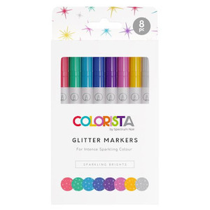 Colourista - Paint Markers Sparkling Brights - set of 8