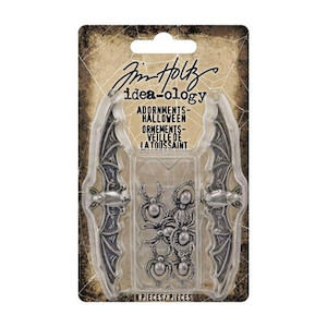 Tim Holtz Idea-ology Adornments Halloween