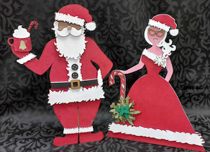 Imagine If MDF Mr and Mrs Claus