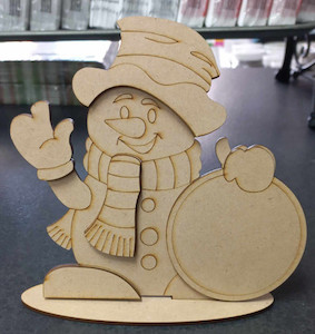 Imagine If MDF Layered Snowman