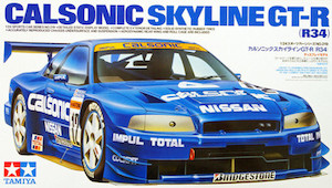 Tamiya 1/24 Calsonic Skyline GT-R34 Model Kit