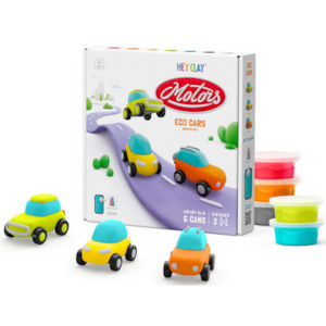 Hey Clay Air Dry Clay Eco Cars