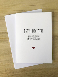 Storm Stationery I Still Love You.Card